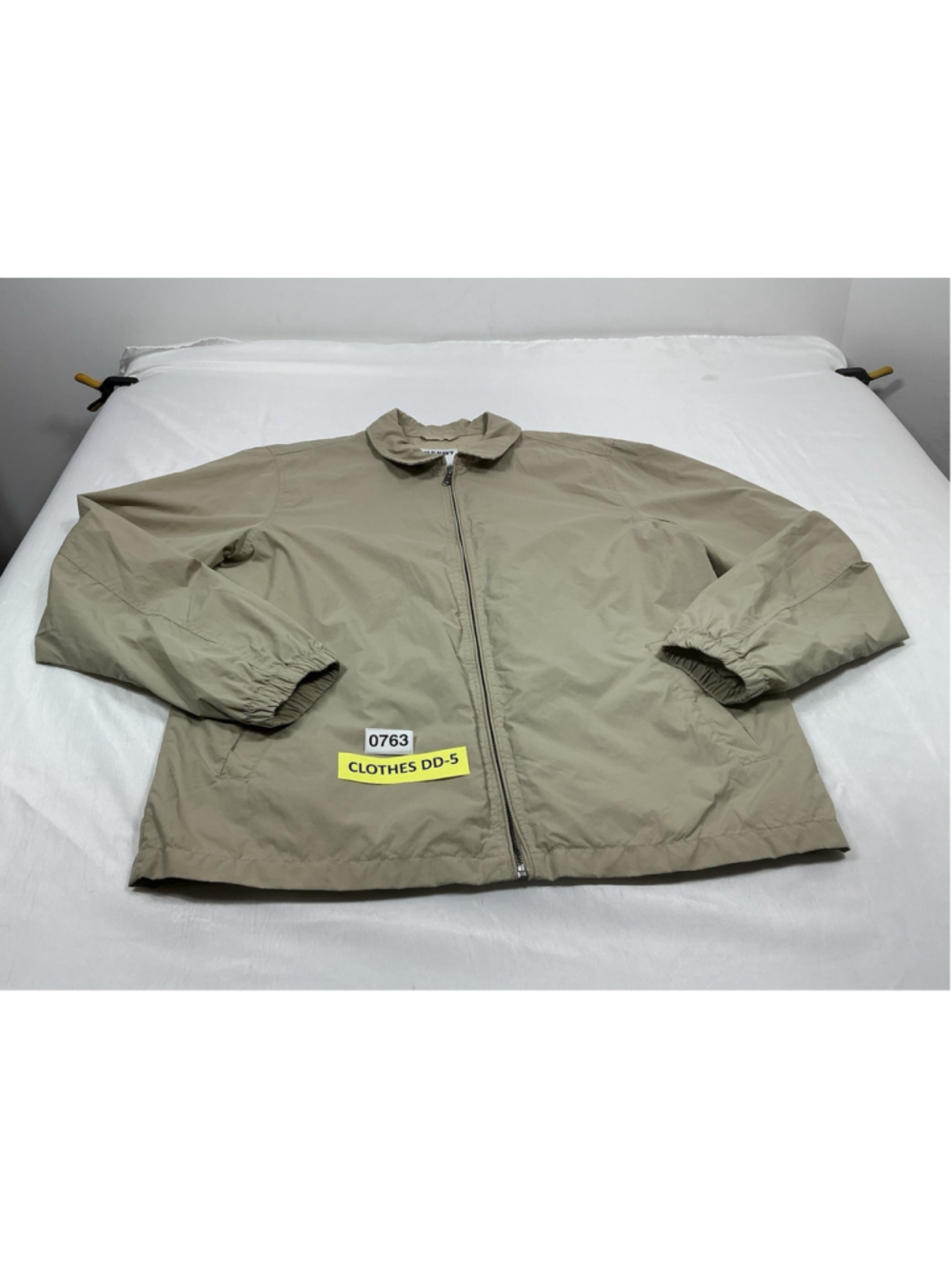 Mens Excellent Old Navy Zip Up Windbreaker Jacket Large Khaki
